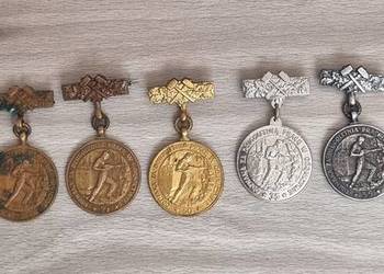 Odznaczenie Medal KWK 25 35 50 Lat Górnictwa Komplet Zestaw Monety Banknot