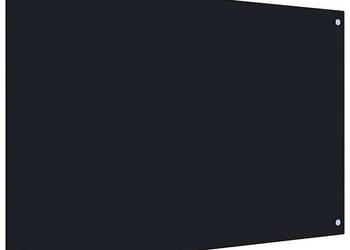 vidaXL Panel ochronny do kuchni, czarny, 90x50 cm(SKU:249488)