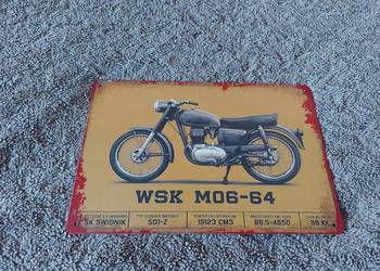 Szyld metalowy mz wsk simson awo ts es etz  reklama