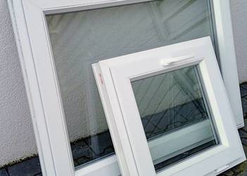 okno 85x140 PCV nowe od ręki/różne wymiary
