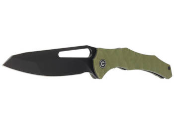 Nóż składany CIVIVI Spiny Dogfish Green G10, Black Stonewashed 14C28N by G…
