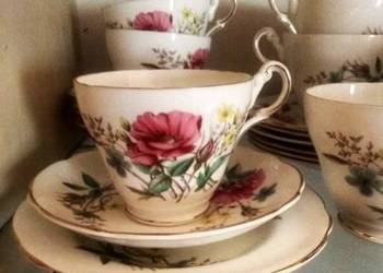 Maki. Filiżanka z talerzykiem deserowym. Regency