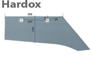 Lemiesz 300hektarów HARDOX 384/P części do pługa DIN