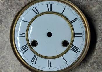 693 Tarcza starego zegara ściennego 14,5cm 56/33 tzw porcelanka