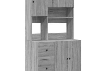 Szafka kuchenna szary dąb sonoma 95x50x180 cm WM-3276537