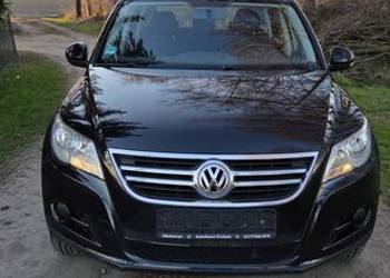 Vw tiguan 2.0 4x4 czarny pierwszy właściciel
