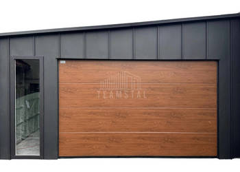 Garaż Blaszany 5x5,5 m brama 2x okno drzwi blacha na rąbek rynny TS1164