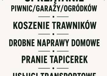 Sprzątanie garaży/piwnic/ogródków działkowych itp.