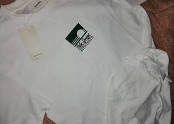 Reserved Strukturalna Koszulka bluzka t-shirt Regular. Z haftem NOWA zMetką