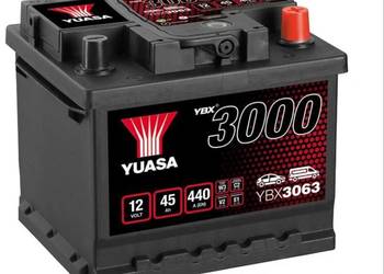 Akumulator Yuasa Standard 12V 45Ah 440A Darmowa dostawa