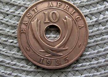 Brytyjsa Afryka Wschodnia 10 Cent 1935r
