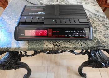 Radio Magnetofon Zegar Budzik Vintage