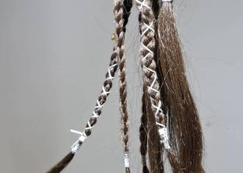 Warkoczyki 8 festivalowe boho viking etno włosy