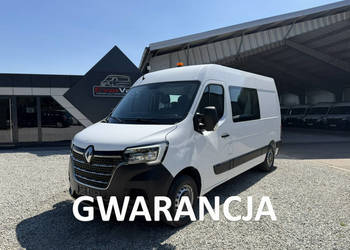 Renault Master średniak L2H2 Brygadówka 7-osobowa pełna opcja lift 80tys.k…