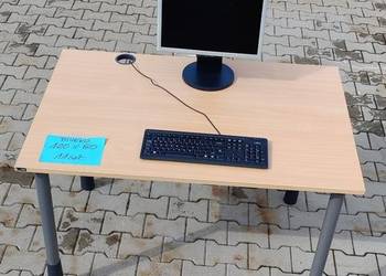 Biurko Kinarps 120 x 80, sosna, używane stan bardzo dobry, FAKTURA VAT! !!