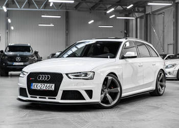 Audi RS4 Biały kruk. Jak nowa. Panorama, B&O. Bezwypadkowa. B8 (2012-2015)