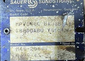Sauer Sundstrand MPV046CBAJSBBAAGBBDDABU YGDNNN (M46-20443) Pompa