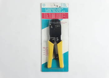 Profesjonalna Zaciskarka Modularna HT-2008R | RJ45 RJ12 RJ11 | Zapadka