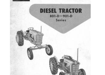 FORD  801-D, 901-D ciągnik instrukcja obsługi wysyłka !