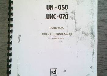 Instrukcja obsługi DTR Ładowarki UN050 UNC 70