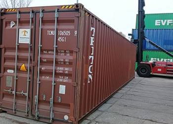 Kontener morski - 12 metrowy, 40 HC - sprzedam - Brok