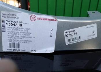 Reparaturka błotnika pr. VW Polo 6N