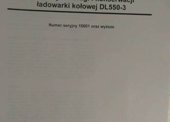 dtr instrukcja obsługi ładowarka Doosan DL550-3  i inne