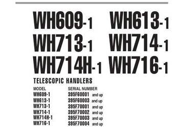 Komatsu WH609-1 WH713-1 WH714-1 WH613-1 instrukcja obsługi