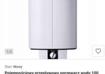 Pojemnościowy przepływowy podgrzewacz wody