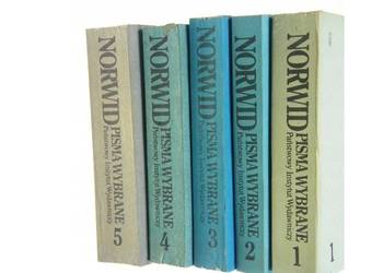 Norwid pisma wybrane tomy od 1 do 5