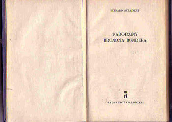 (4564) NARODZINY BRUNONA BUNDERA – BERNARD SZTAJNERT.