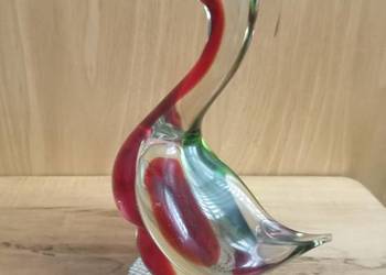 figurka szklana kaczka murano