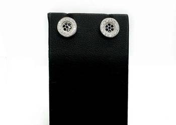 *Nowe* Srebrne Rodowane Kolczyki Próby 925 - 1,4g