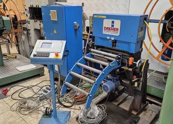 Podajnik walcowy servo do blachy/prasy DREHER 300 mm