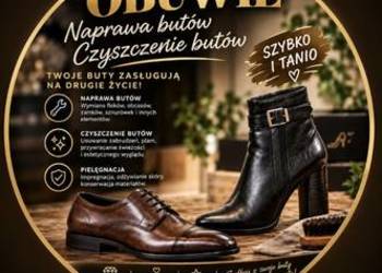 Naprawa Czyszczenie Serwis Obuwia Damskie Męskie PROFESJONALNIE