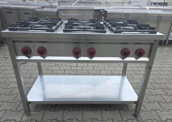 Kuchnia Gazowa 6 Palnikowa - REDFOX - 36 kW - M.1234 N