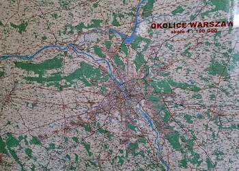 Mapa warszawy i okolic
