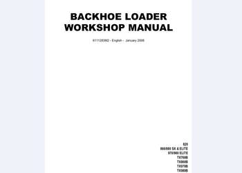Terex TX 760B, Tx 860B, Tx 970B, Tx 980B instrukcja napraw