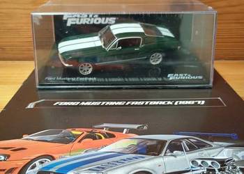 FORD MUSTANG FASTBACK 1967 deagostini 1:43 szybcy i wściekli fast NOWY