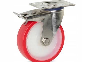 Koło Obrotowe Nierdzewne 125mm kółko 220kg Hamulec