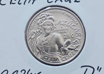 25 Centów USA 2024 r. men. "D" Celia Cruz
