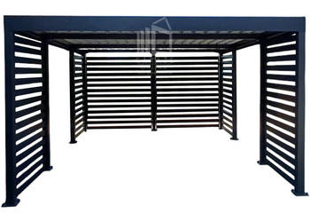 CarPort PREMIUM wiata samochodowa 4x6 dodatkowa zabudowa ID1033
