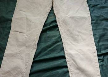 Sinsay – Kremowe spodnie jeansowe/Rozmiar L