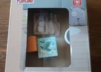 Serwis herbaciany dla dzieci zestaw do herbaty drewniany