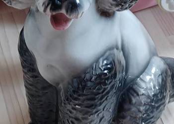 figura stara Pudla wysok 37 podstawa do ogona 22cm/12,5/10,4