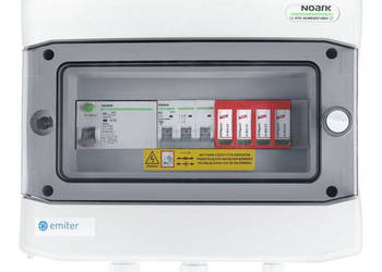 Rozdzielnica AC EMITER EM-299_AC - Dehn T2, 32 A 3F, RCD 40 A/30