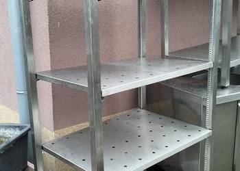 Regał gastronomiczny magazynowy ociekowy 90x60x180