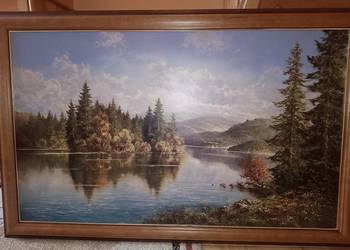 Obraz reprodukcja Siberian Lake malarz Von Helmut Glassl