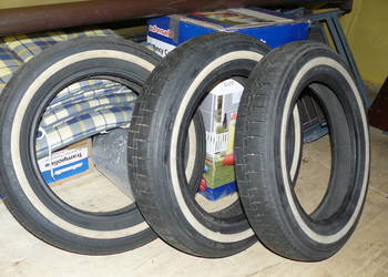 opony z białym paskiem do citroena 2cv