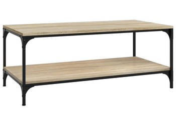 Stolik kawowy dąb sonoma 80x50x40 cm materiał drewnopochodny WM-819368